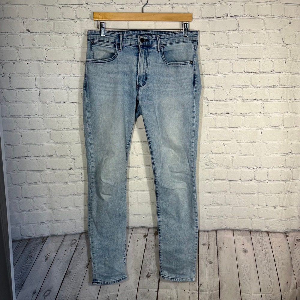 Bonobos Jeans Mens 32x32 Tailored Light Wash Blue Denim Stretch Classic